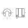 Tecnoseal Tecnoseal  00818AL - Aluminium Anode 806190 for Mercury Trim Cylinder