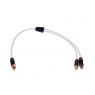 Fusion MS-RCAYF RCA Splitter Cable Male to Dual Female - 0.3m (0.9')