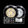 Fusion MS-RA70 Marine Stereo & 6.5" Signature CRGBW LED Speakers 230W