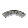 Curved Label 'Diesel' in Chrome