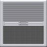 Seaview Blinds Dual Blackout + Flyscreen Blind Assembly for a Lewmar Size 10 Hatch. Frame