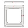 Seaview Blinds Seaview Blinds Dual Blackout + Flyscreen Pleated Blind Assembly for hatches