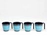 Flamefield  Flamefield 4Pk Stacking Mug Granite Aqua