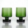 Flamefield  Flamefield 2Pk Tritan Aegean Heavy Base Glass Green