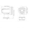 Seaflo Seaflo 05 Series White 5000K Remote Control LED Aluminum Searchlight 25w 12/24V