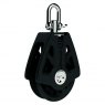 Lewmar Synchro Block Single Black -  50mm