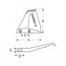 Nuova Rade Outboard Hydrofoil Doel Fin 4 - 50hp